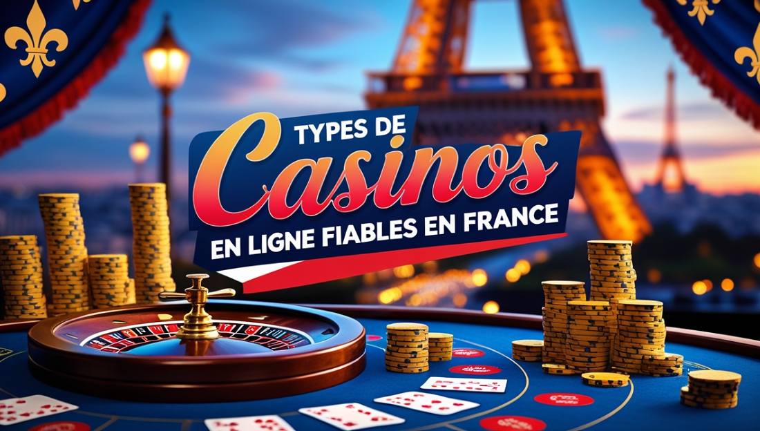 Types de casinos en ligne fiables